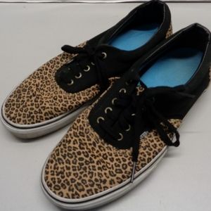 VANS CHEETAH LEOPARD PRINT SNEAKERS Size13
